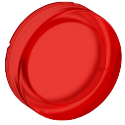 ABB - Painike painonapille korkea - KA1-8111 PUN läpinäkyvä