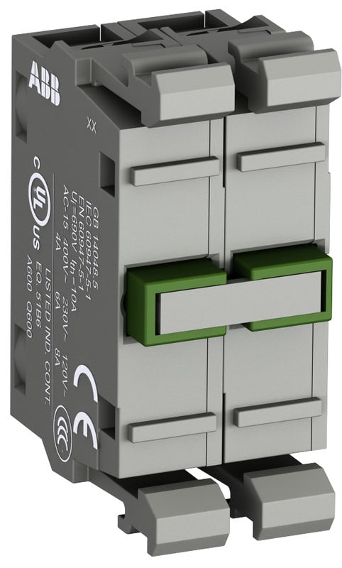 ABB - Kosketinlohko pohja-asenn. - MCB-02B 2a