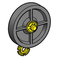 TELEMECANIQUE-SENSORS - Kumirullaohjainvarsi 50mm rull - ZCKY39