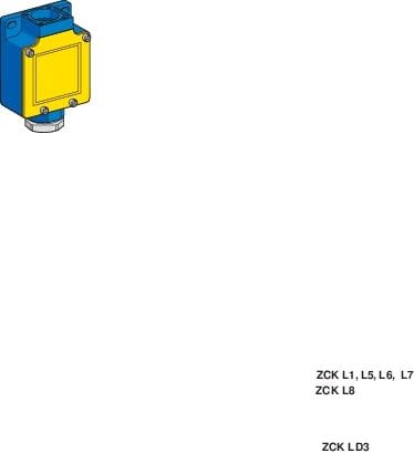 TELEMECANIQUE-SENSORS - Rajakytkinrunko - ZCKL1 1s 1a