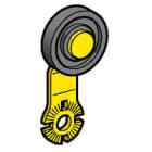 TELEMECANIQUE-SENSORS - Muovirullaohjainvarsi - ZCKY15