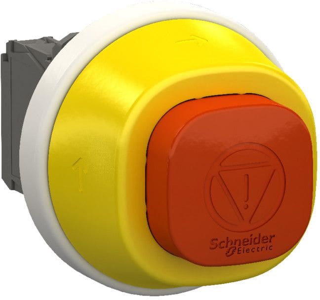 SCHNEIDER ELECTRIC - Hätäseis val pun/valk NO+2NC - XB5AS84W3B41