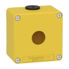 SCHNEIDER ELECTRIC - Painikekotelo - Kotelo keltainen 1 reikä 22 mm