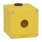 SCHNEIDER ELECTRIC - Painikekotelo - Kotelo keltainen 1 reikä 22 mm