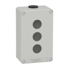 SCHNEIDER ELECTRIC - Painikekotelo - Kotelo harmaa 3 reikää 22 mm