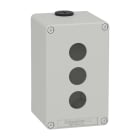 SCHNEIDER ELECTRIC - Painikekotelo - Kotelo harmaa 3 reikää 22 mm