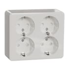 SCHNEIDER ELECTRIC - Pistorasia Exxact - 4S/16A/IP21 PPR 2X val