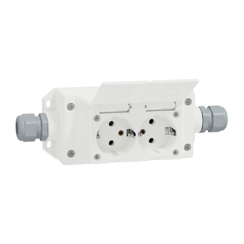 SCHNEIDER ELECTRIC - Pistorasia - 2S/16A/IP44 LÄPIM 3-V RL VAL