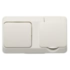 SCHNEIDER ELECTRIC - Pistorasia+kytkin Artic - 1S+6/16A/250V/IP44 PR val