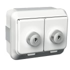 SCHNEIDER ELECTRIC - Pistorasia Exxact - 2S/16A/IP44 PPJ 2X val lukitt.