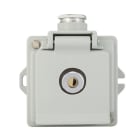 SELCAST - SCHUKO 16A IP44 1xPK16/1 - 517 101 Harmaa LUKOLLINEN