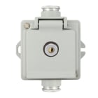 SELCAST - SCHUKO 16A IP44 2xPK16/2 - 517 201 Harmaa LUKOLLINEN