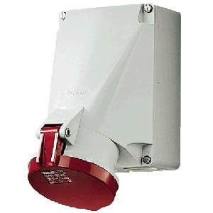 MENNEKES - Voimapistorasia - 1145A - 63A5p6h400V, IP44