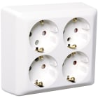 ELKO - Pistorasia ELKO RS Nordic - 4S/16A/250V/IP21 PPR VAL