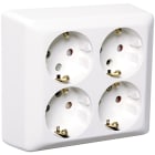 ELKO - Pistorasia ELKO RS Nordic - 4S/16A/250V/IP21 PPR VAL