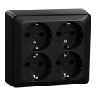 ELKO - Pistorasia ELKO RS16 - 4S/16A/250V/IP21 PPR MUS