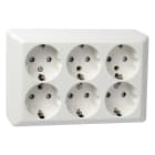 ELKO - Pistorasia ELKO RS16 - 6S/16A/250V/IP21 PPR 2X val