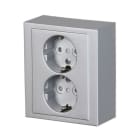 ABB - Pistorasia Impressivo - 2S/16A/IP21 PPJ HL alu