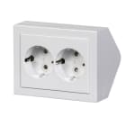 ABB - Pistorasia Impressivo - 2S/16A/IP21 PPJ HL val kulma