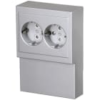 ABB - Pistorasia Impressivo - 2S/16A/IP21 PPJ HL lista alu