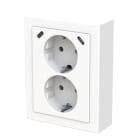 ABB SMART BUILDINGS - Pistorasia + USB - 2S/16A/IP21 PPJ USB C+C VAL kul