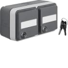 HAGER - Pistorasia W.1 - 2S/16A/IP55 LUK/MI PPJ har