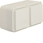 HAGER - Pistorasia W.1 - 2S/16A/IP55 vaaka 2lv PPJ val