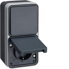 HAGER - Pistorasia W.1 - 1S/16A 6/10A IP55 PPJ har