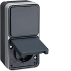 HAGER - Pistorasia W.1 - 1S/16A 6/10A IP55 PPJ har