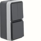 HAGER - Pistorasia W.1 - 1S/16A 6+6/10A IP55 PPJ har