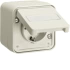 HAGER - Pistorasia - 1S/16A/IP55 MI PPJ val