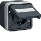 HAGER - Pistorasia - 1S/16A/IP55 MI PPJ HAR