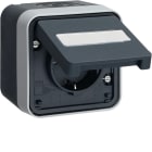 HAGER - Pistorasia - 1S/16A/IP55 MI PPJ HAR