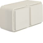 HAGER - Pistorasia - 2S/16A/IP55 vaaka 2lv PPJ val
