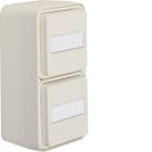 HAGER - Pistorasia - 2S/16A/IP55 pysty 2lv PPJ val