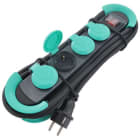 TRADEFORCE - Jatkojohto 1-vaihe - H07RN-F 3G1.5 kumikaapeli 5m