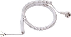 BACHMANN - Liitäntäjohto - PVC Spiraali VALK. 3x 1,5mm