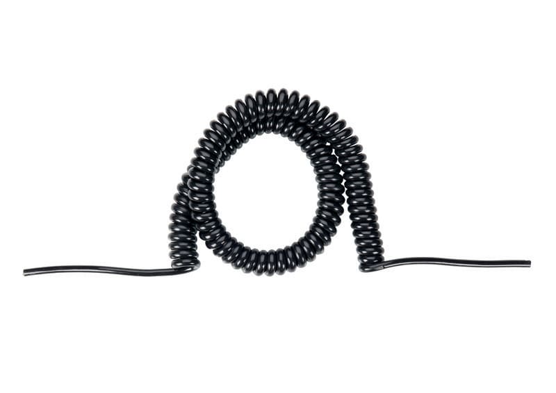 BACHMANN - Liitäntäjohto - PUR Spiraali MUSTA 3x1.5mm2