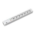 BACHMANN - Jatkopistorasia - 19" PDU >1U, 7x pr +ylij.PVC