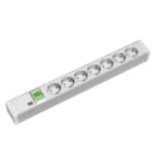 BACHMANN - Jatkopistorasia - 19 PDU >1U, 7 x pr +kytk.PVC