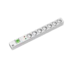 BACHMANN - Jatkopistorasia - 19 PDU 1U, 7 x pr+ylij.+kytk.