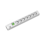BACHMANN - Jatkopistorasia - 19 PDU >1U, 7 x pr ALU+kytk.