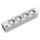 BACHMANN - Jatkopistorasia - 10 PDU 1U, 4 x pr 16A/230V