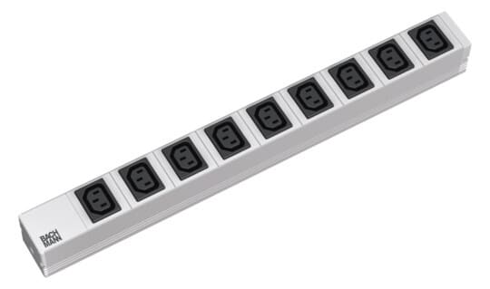 BACHMANN - Jatkopistorasia - 19 1U 9 x C13