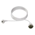 BACHMANN - Jatkojohto 1-vaihe - 1-os.maadoitettu. 15m. Valk.