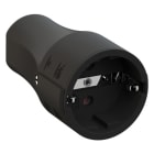 BACHMANN - Jatkopistorasia - Jatkopistorasia, maad. MUSTA