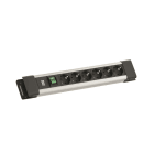 BACHMANN - Jatkopistorasia - CONNECTUS 6pr + kytkin HAR