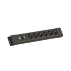 BACHMANN - Jatkopistorasia - CONNECTUS 6pr + kytkin MUS