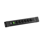 BACHMANN - Jatkopistorasia - CONNECTUS 6pr + USB C/C MUS