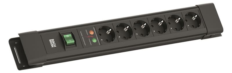 BACHMANN - Jatkopistorasia - CONNECTUS 6 x pr.kytk.+ylij.s.